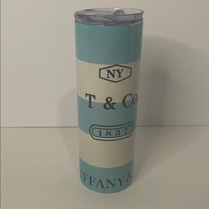 Tiffany & Co. Aqua and Cream Thermos